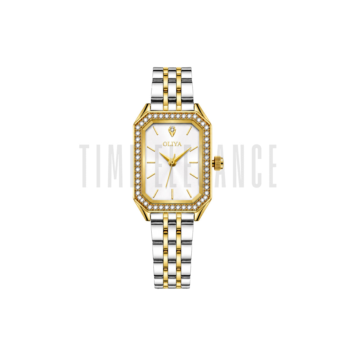 OLIYA 666810 Women's Luxury Quartz Watch White Dial