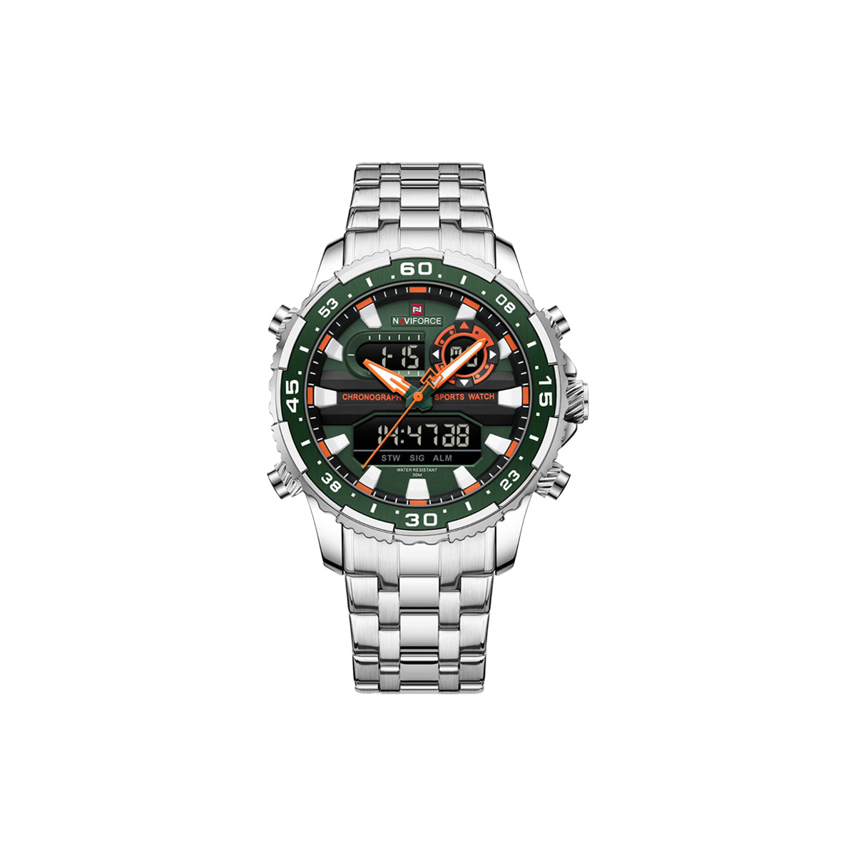 Naviforce 9234 wristwatch with leather strap variant
