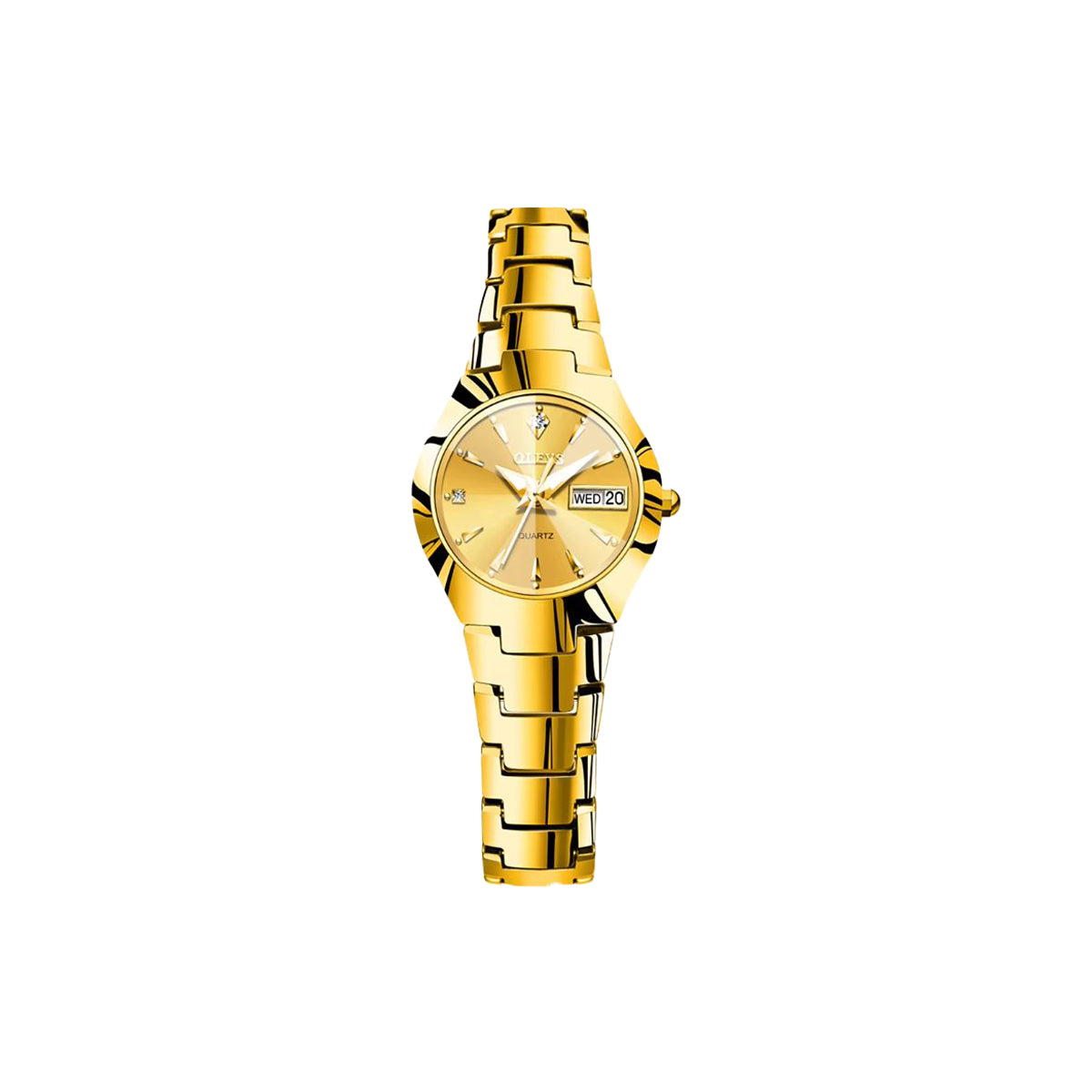 OLEVS 8697 Women's Minimalist Diamond Quartz Watch