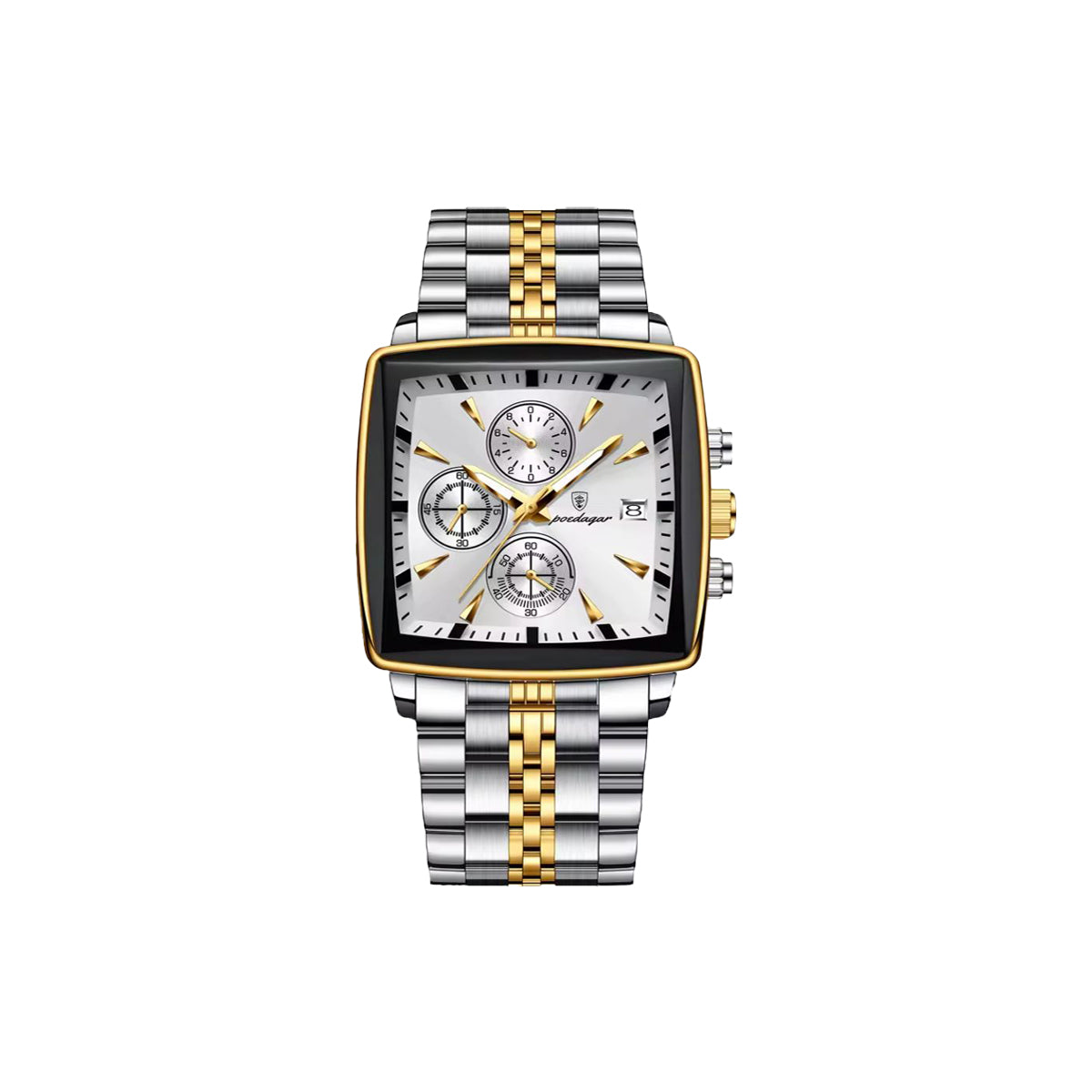 POEDAGAR 866 Men’s Luxury Stainless Steel Watch