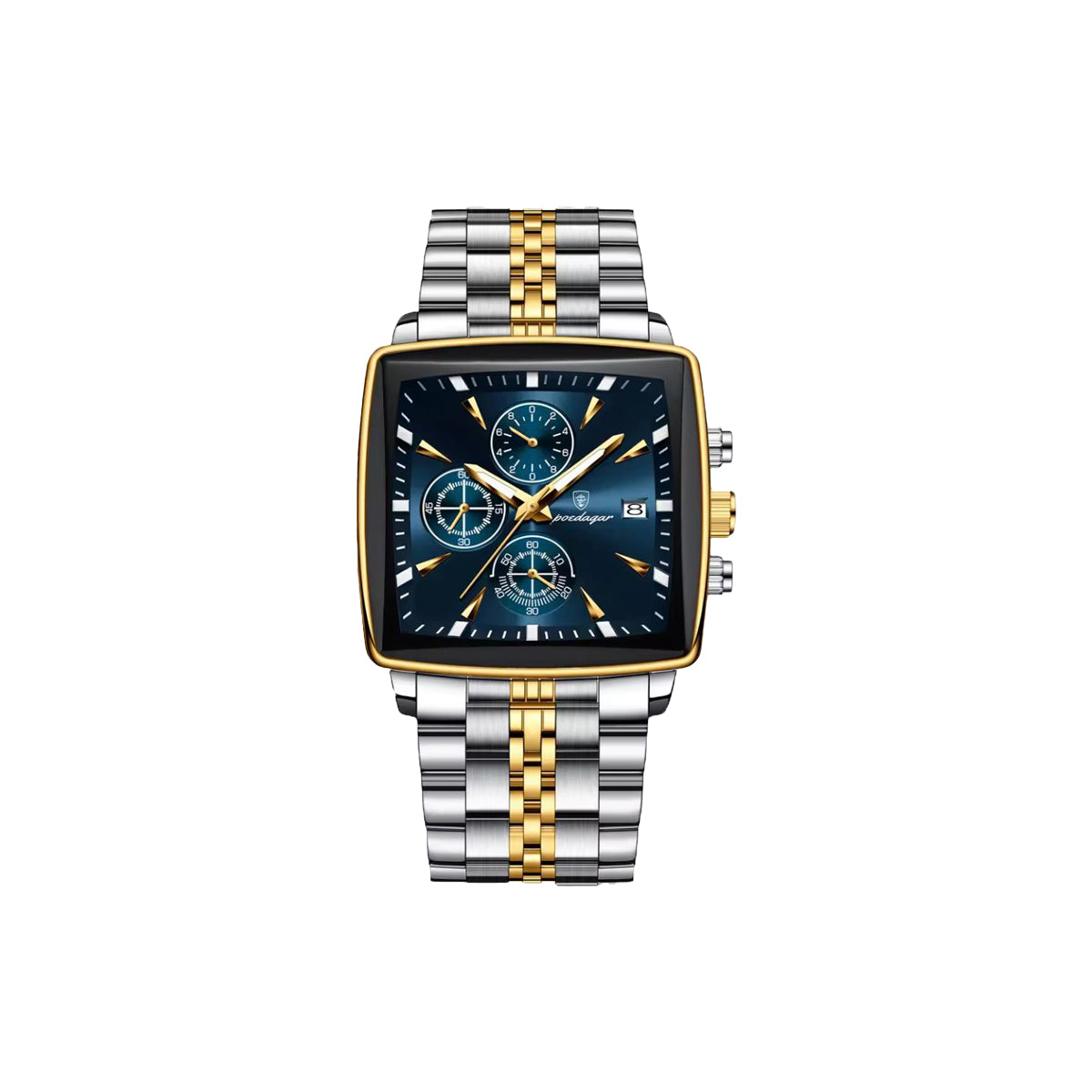 POEDAGAR 866 Men’s Luxury Stainless Steel Watch