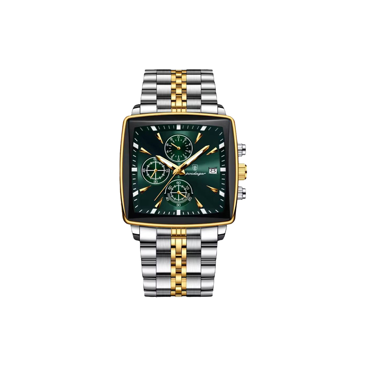 POEDAGAR 866 luxury men’s stainless steel watch Bangladesh