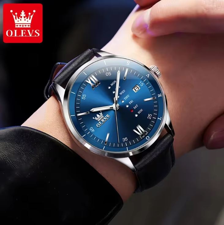 OLEVS-2931 Classic Waterproof Sport Watch for Men