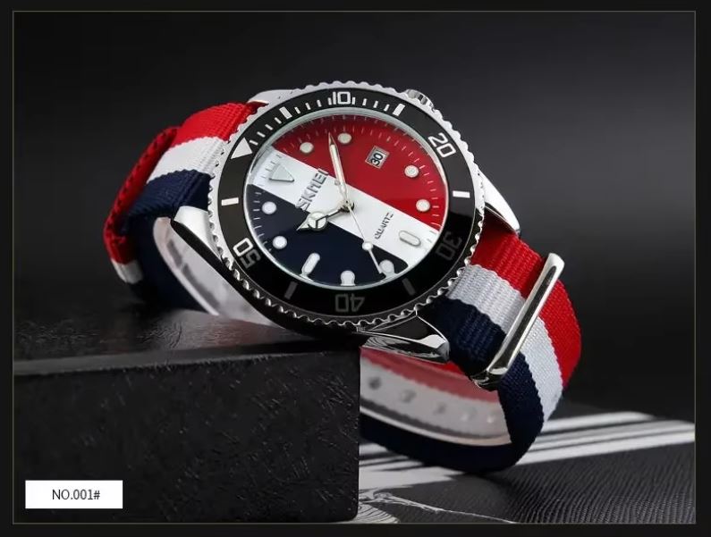 SKMEI 9133 Unisex Luxury Quartz Watch – Waterproof Calendar Business Sports Wristwatch