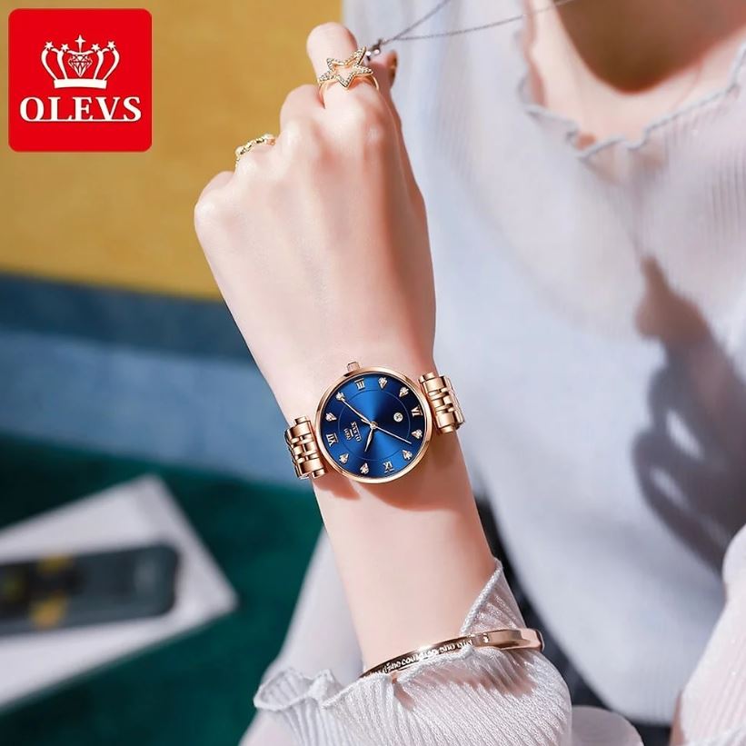 OLEVS 5866 Watch on Women's Wrist