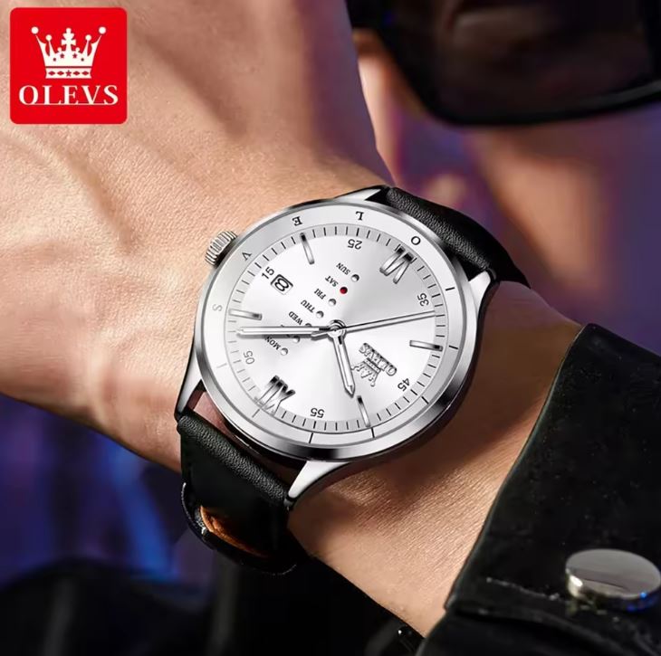 OLEVS-2931 Classic Waterproof Sport Watch for Men