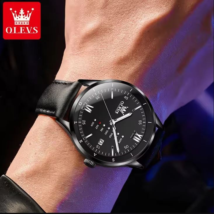 OLEVS-2931 Classic Waterproof Sport Watch for Men