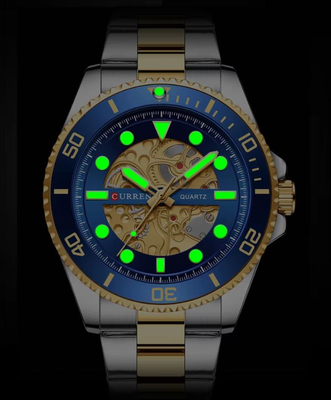 CURREN 8412 Waterproof Luminous Fashion Watch for Men