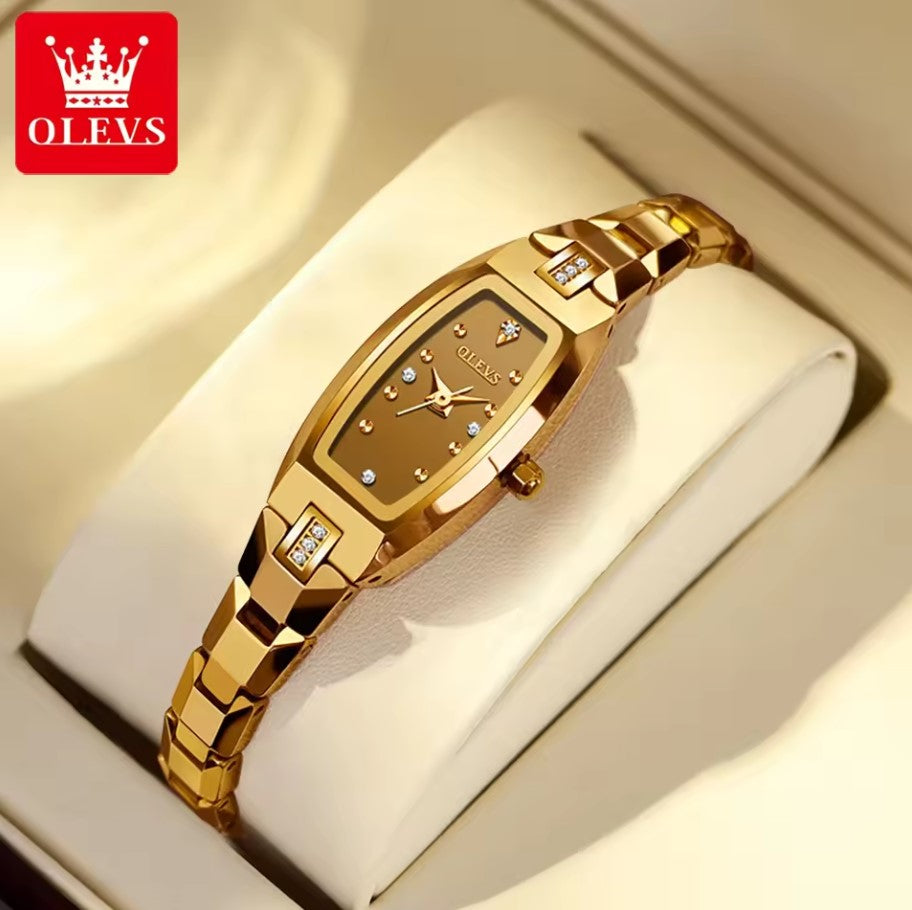 OLEVS 5501 watch with hidden clasp design in Bangladesh