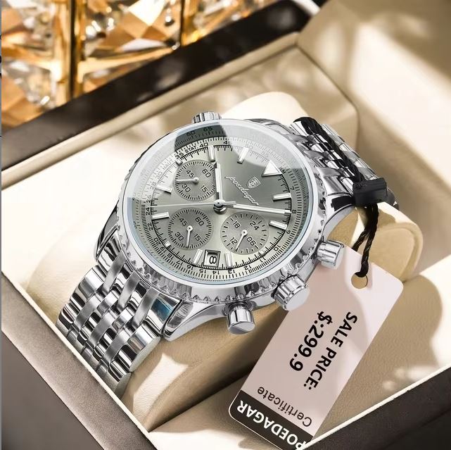 POEDAGAR 960 quartz movement wristwatch for men Bangladesh