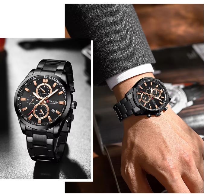 Curren 8445 Men’s Luxury Business Casual Watch