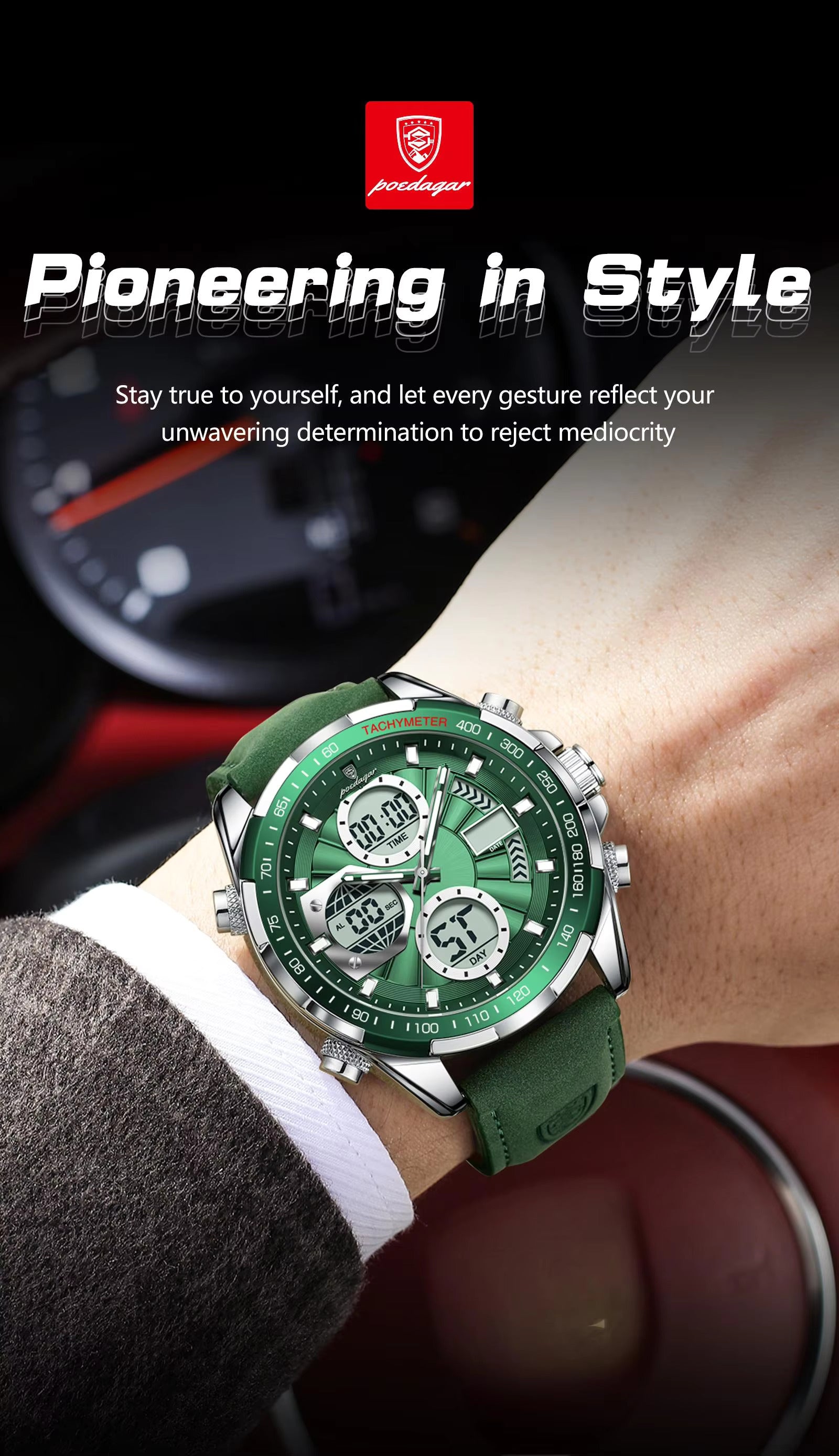 Poedagar 108 Men’s Fashion Watch BD