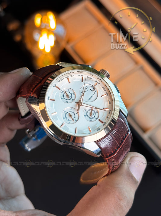 Tissot 1853 Chronograph Brown Leather Men's Watch