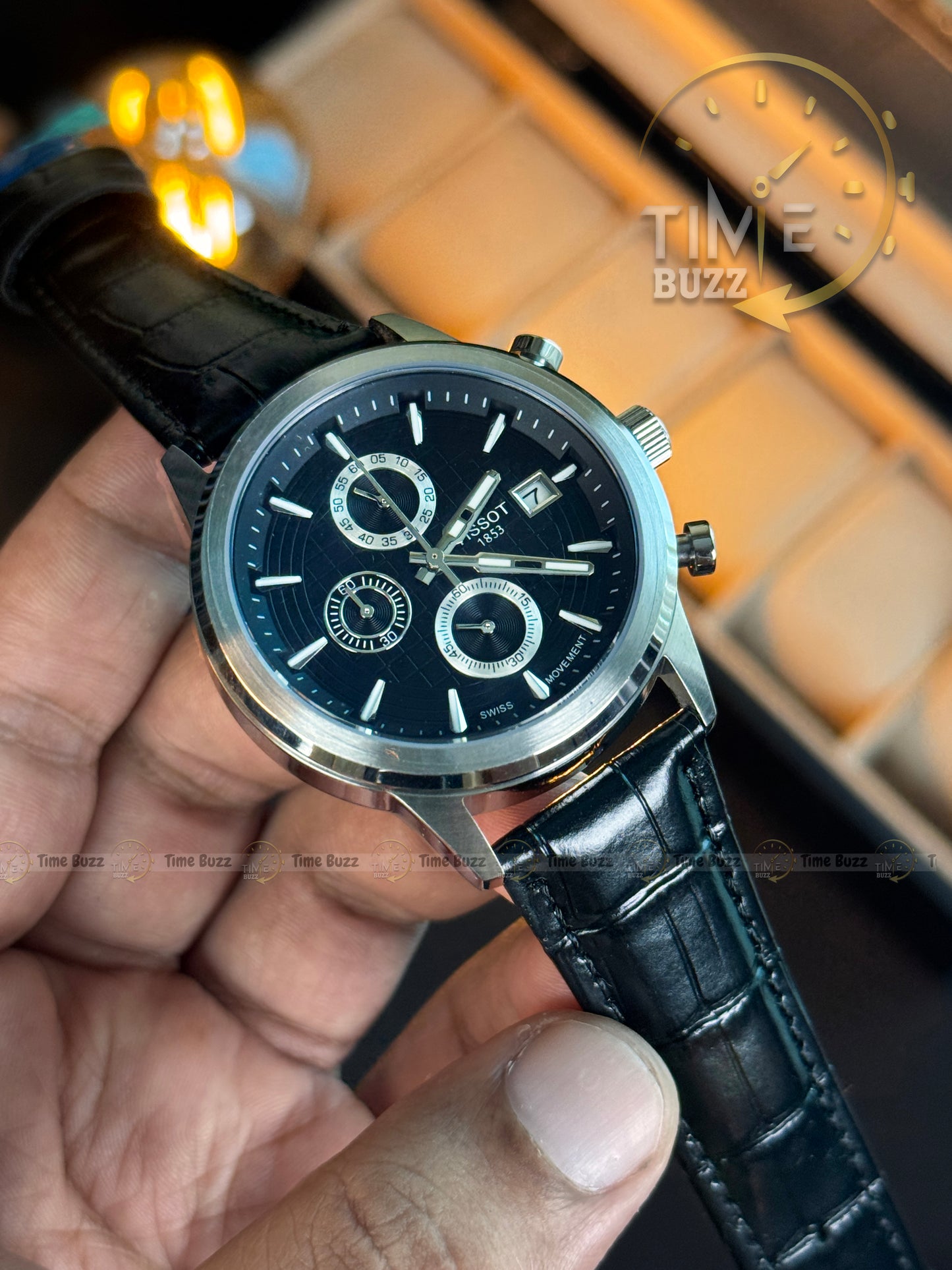 Tissot 1853 Chronograph Men's Watch (Silver Black)