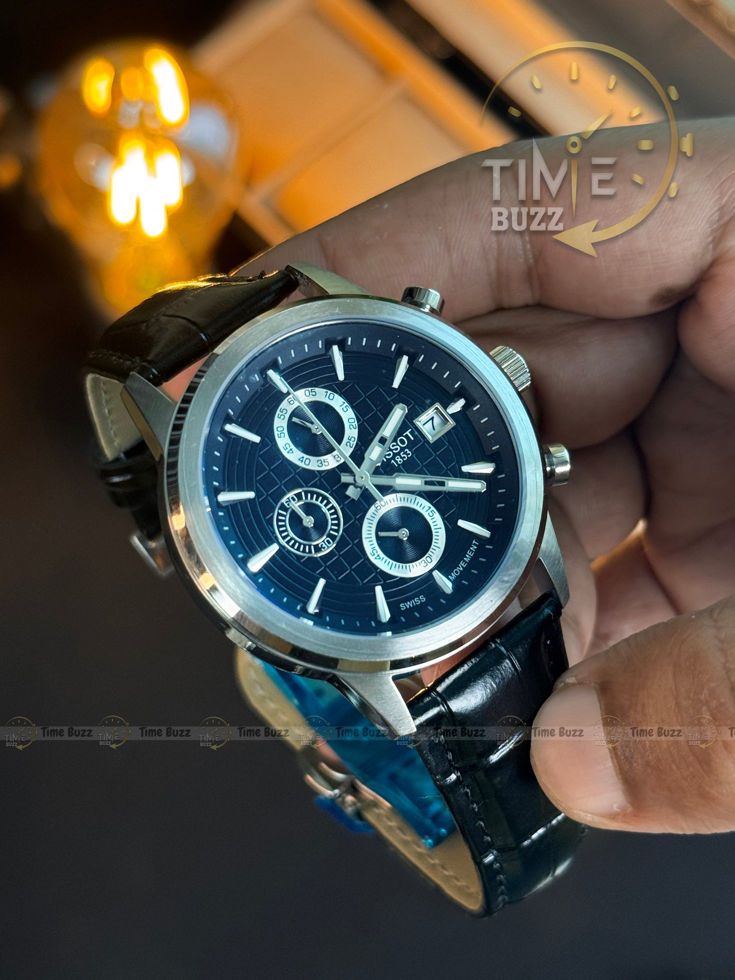 Tissot 1853 Chronograph Men's Watch (Silver Black)