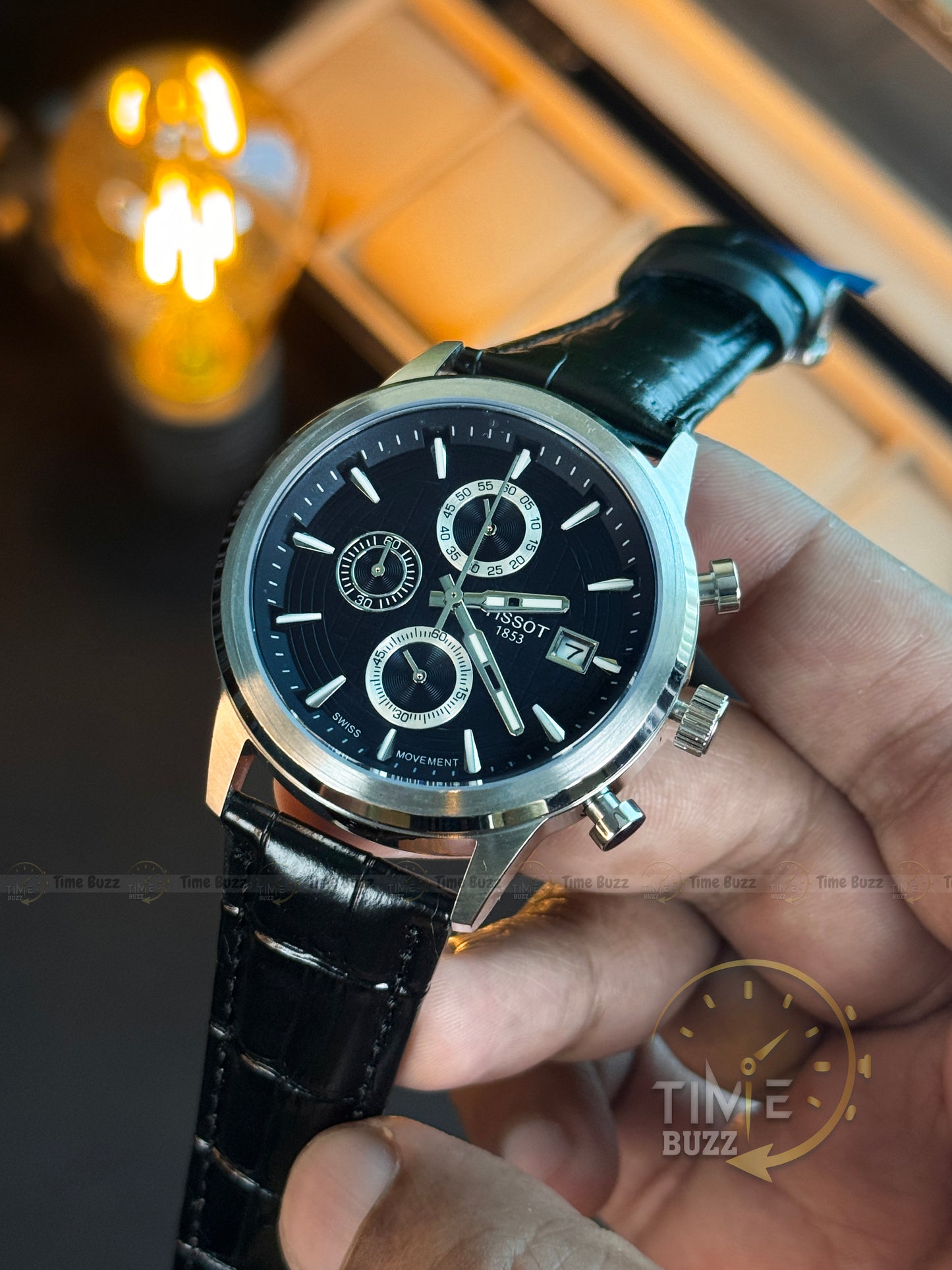 Tissot 1853 Chronograph Men's Watch (Silver Black)
