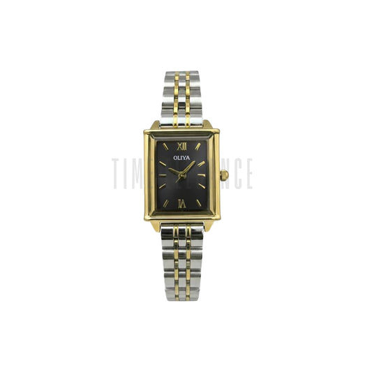 OLIYA 860 Women’s Luxury Quartz Watch Black Dial – Elegant Stainless Steel Fashion Wristwatch