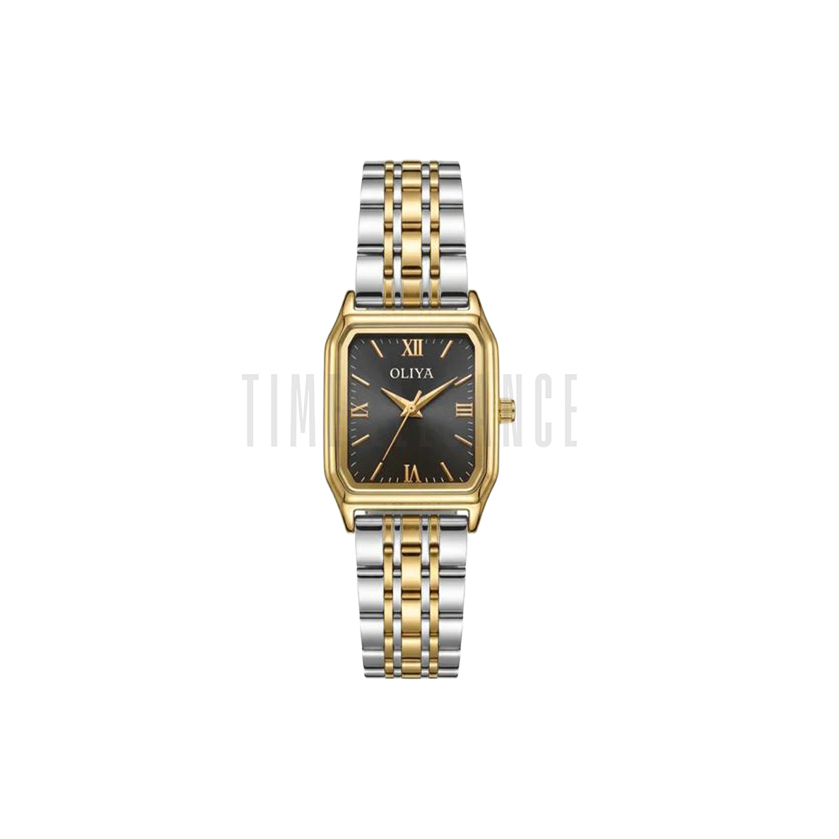 OLIYA 899 Women’s Luxury Square Quartz Watch Black Dial– Simple Scale Fashion Wristwatch