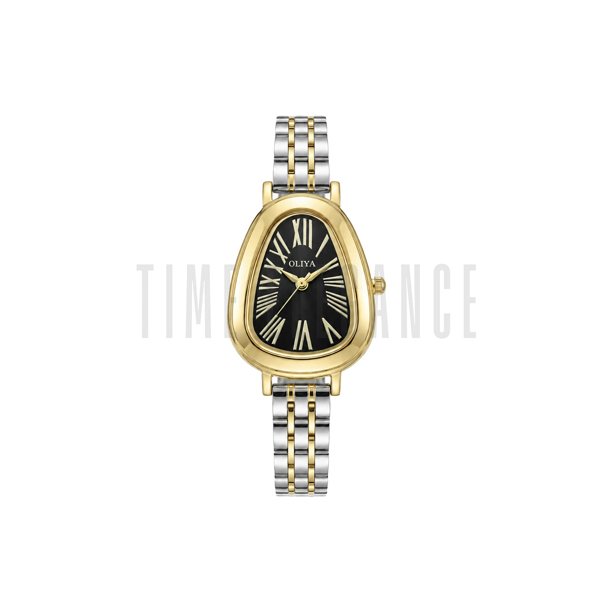 OLIYA 2016 Vintage Snake-Head Quartz Watch Black Dial– Light Luxury Elegant Women’s Wristwatch