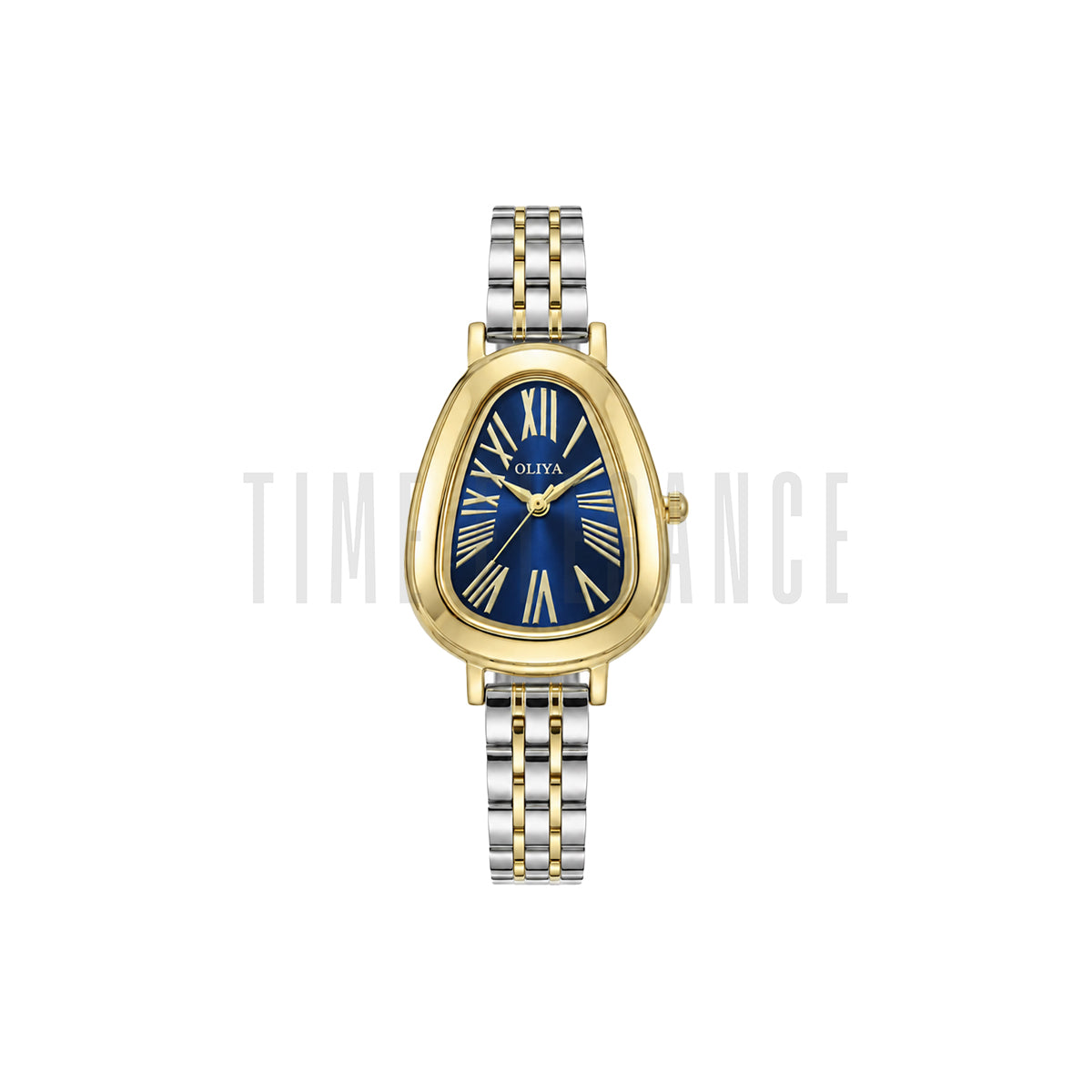 OLIYA 2016 Vintage Snake-Head Quartz Watch Blue Dial– Light Luxury Elegant Women’s Wristwatch