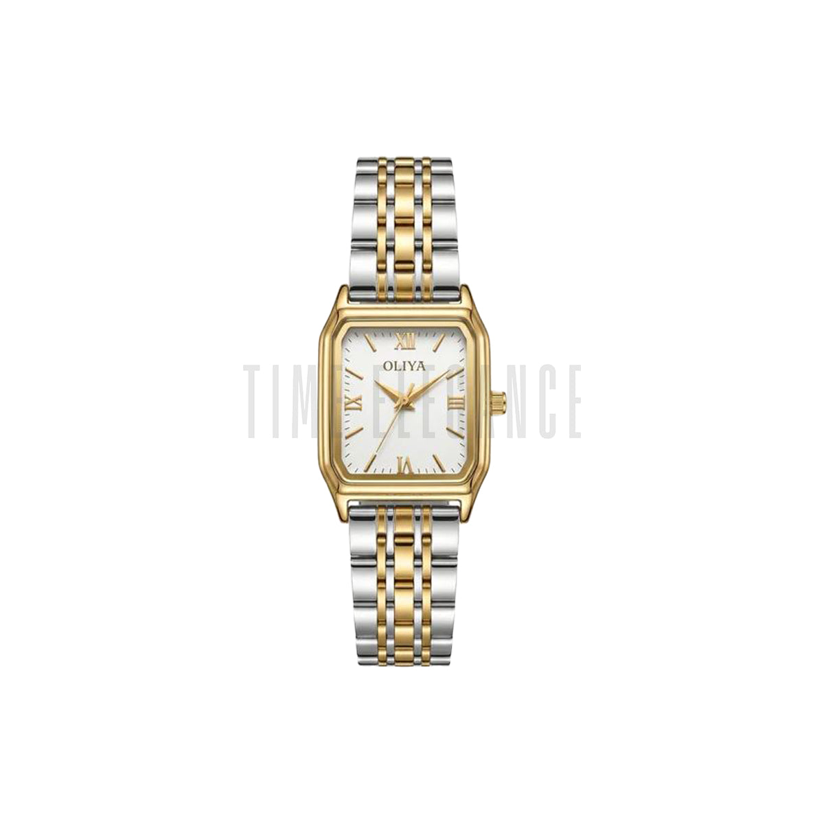 OLIYA 899 Women’s Luxury Square Quartz Watch White Dial– Simple Scale Fashion Wristwatch