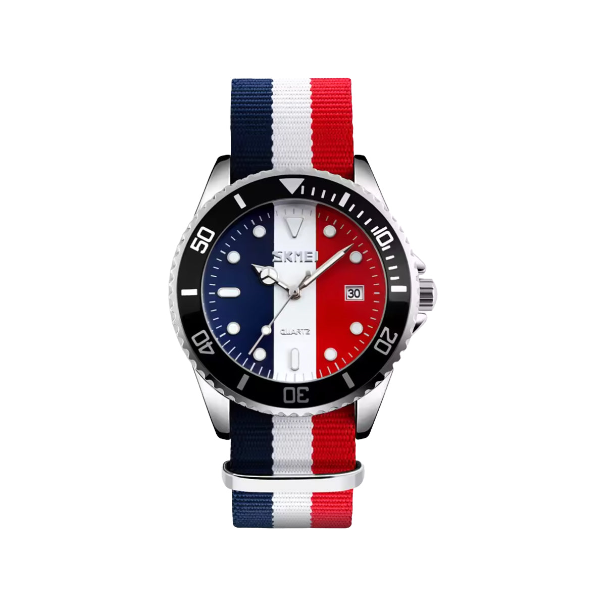 SKMEI 9133 Unisex Luxury Quartz Watch – Waterproof Calendar Business Sports Wristwatch