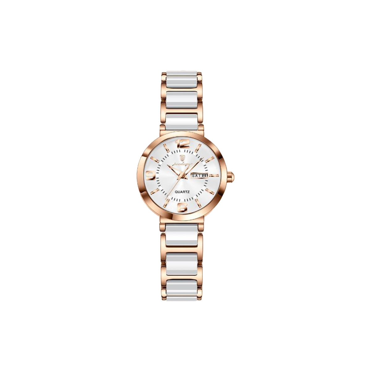 POEDAGAR 507 Women’s Elegant Quartz Watch White– Day Date, Luminous.