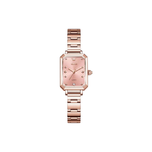 OLEVS 5660 Women’s Elegant Quartz Watch Rose Gold – Stainless Steel Bracelet Ladies Analog Wristwatch