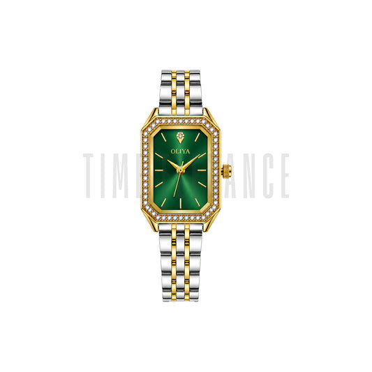 OLIYA 666810 Women's Luxury Quartz Watch Green Dial