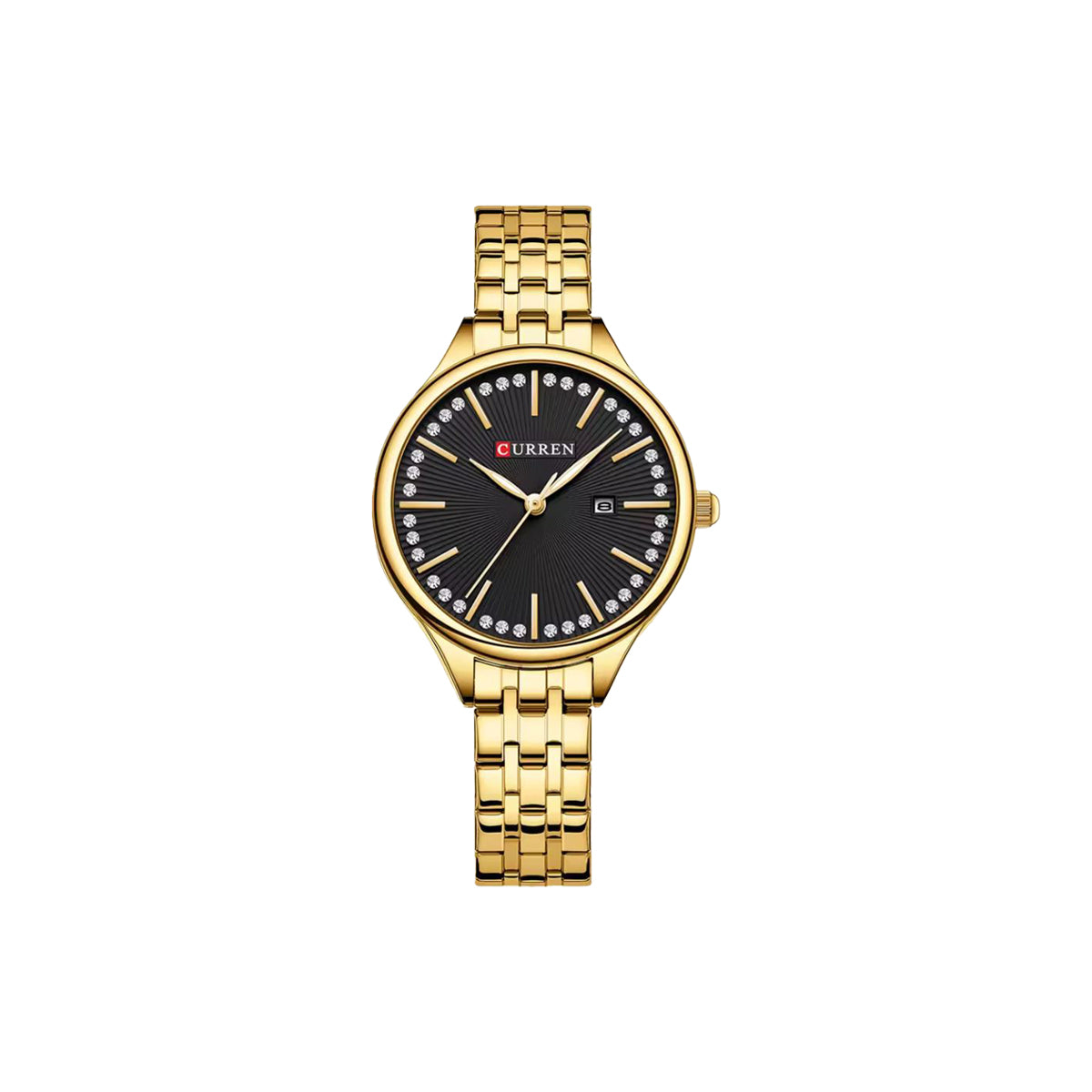 CURREN 9099 Gold with black surface Women’s Quartz Watch
