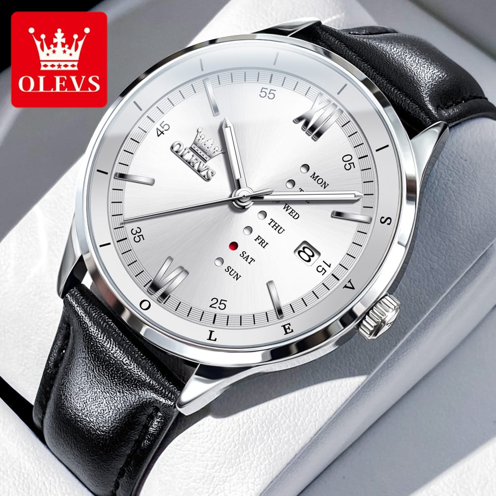 OLEVS-2931 Classic Waterproof Sport Watch for Men