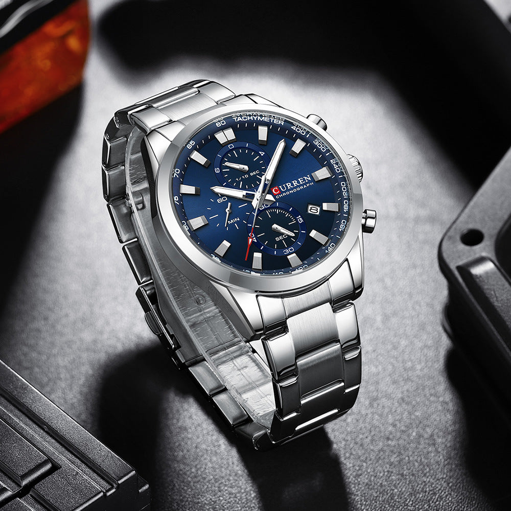 Curren 8445 Men’s Watch on Wrist Lifestyle Shot