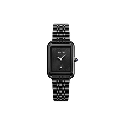 SKMEI 2670 Women’s Quartz Watch Black– Elegant Rectangular Fashion Wristwatch.