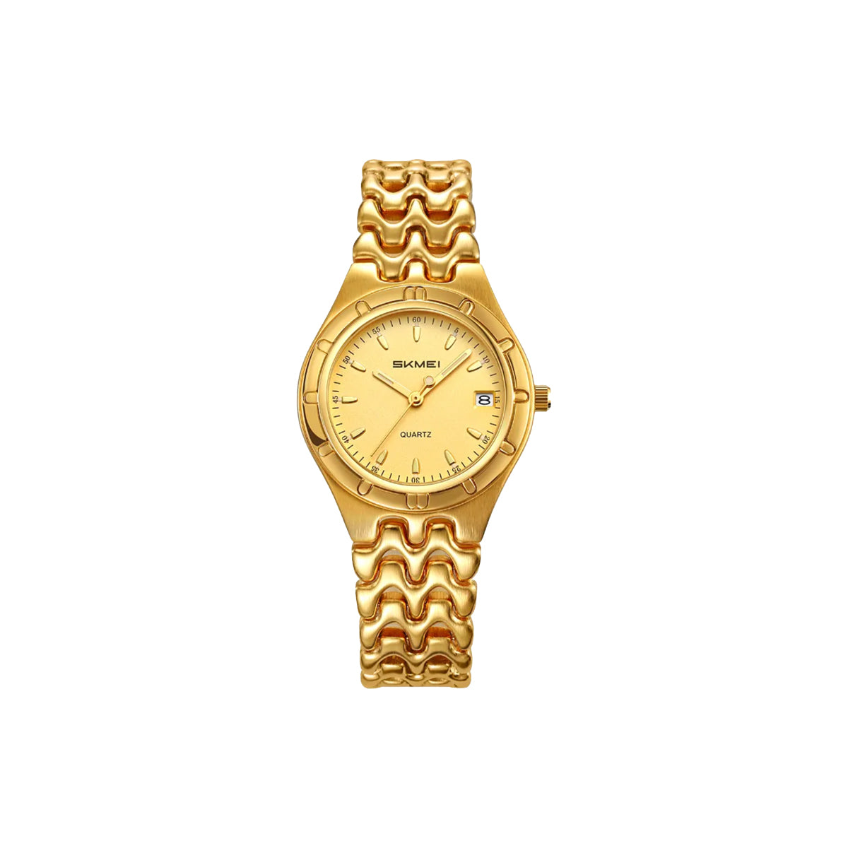 SKMEI 2637 Women’s Luxury Quartz Watch gold – Elegant Custom Logo Waterproof Fashion Wristwatch