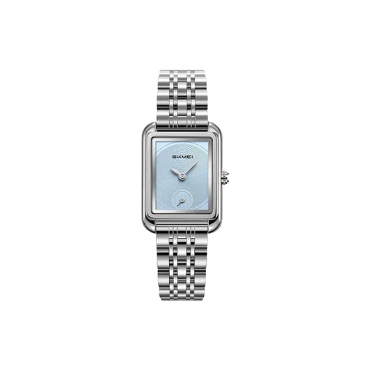 SKMEI 2670 Women’s Quartz Watch Silver Paste– Elegant Rectangular Fashion Wristwatch.