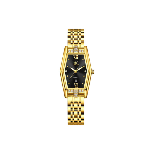 OLEVS 3699 — Women’s Square Black Dial Quartz Watch