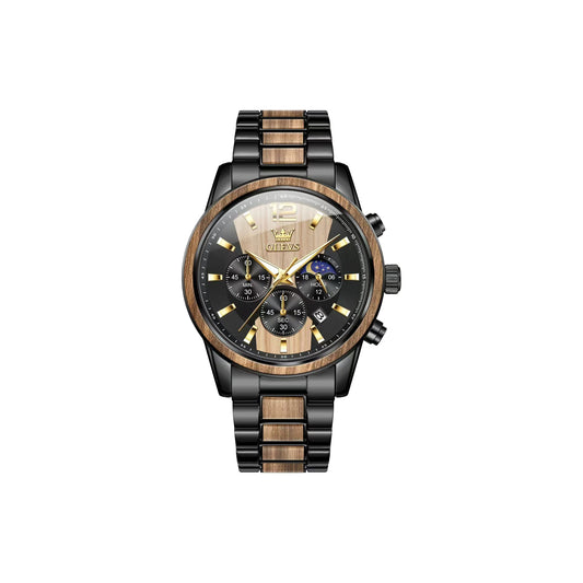 olevs-3645-wooden-chronograph