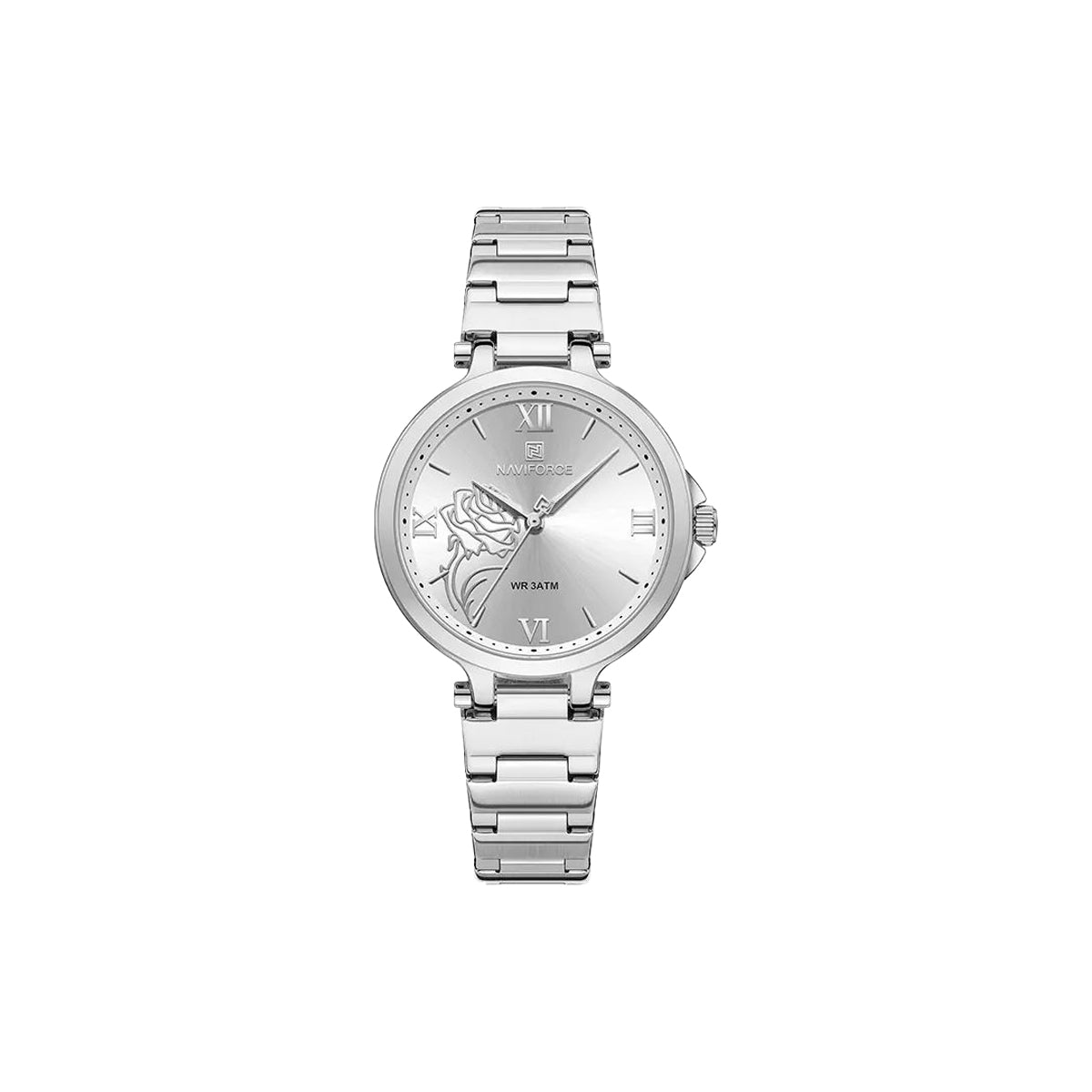 NAVIFORCE 5060 stainless steel women’s watch Bangled look