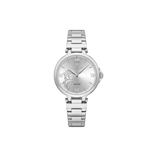 NAVIFORCE 5060 stainless steel women’s watch Bangled look