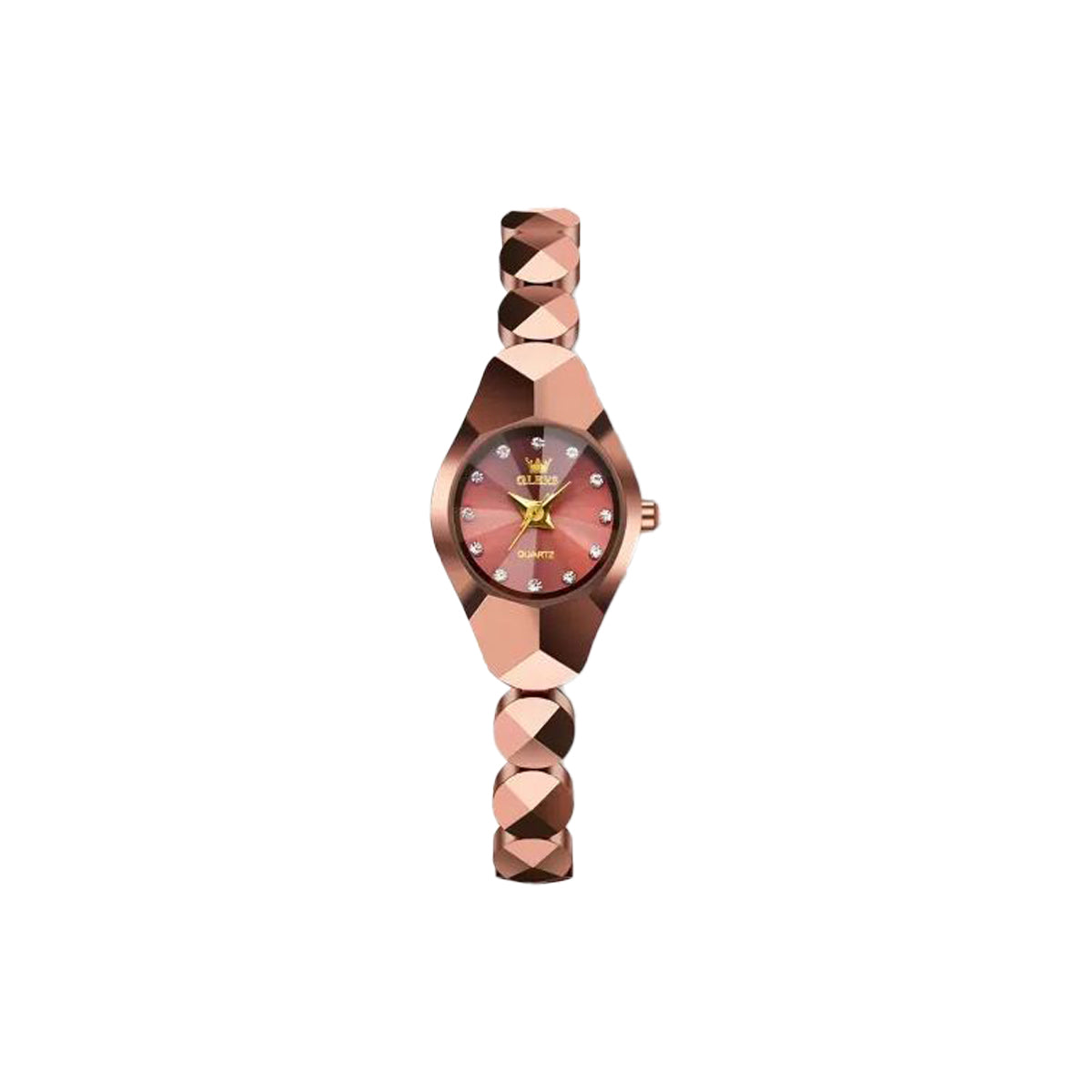 Close-up of OLEVS 7007 Tungsten Steel Strap