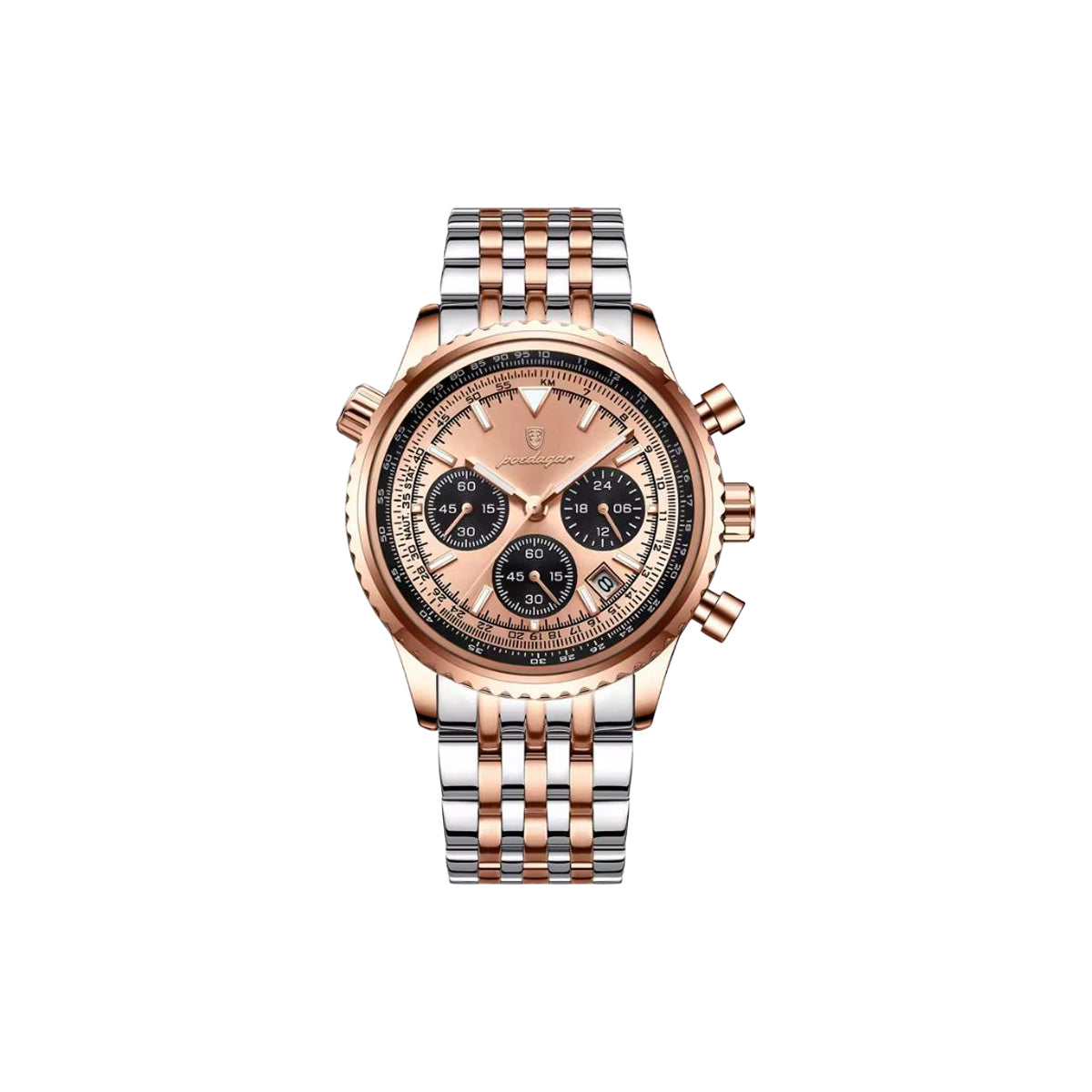 POEDAGAR 960 waterproof men’s sports quartz stainless steel watch