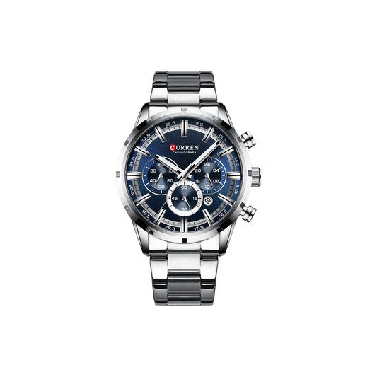 CURREN 8355 Blue Dial Business Quartz Wristwatch for Men