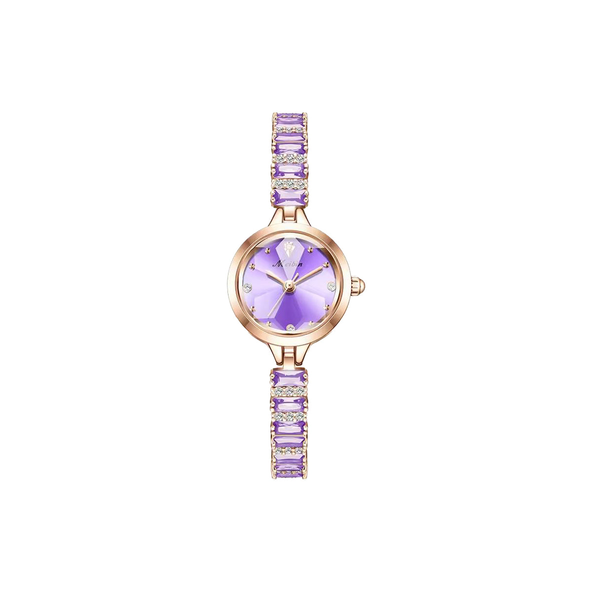 MEIBIN 1690 Women’s Fashion Bracelet Watch Lavender – Waterproof Quartz Jewelry Wristwatch