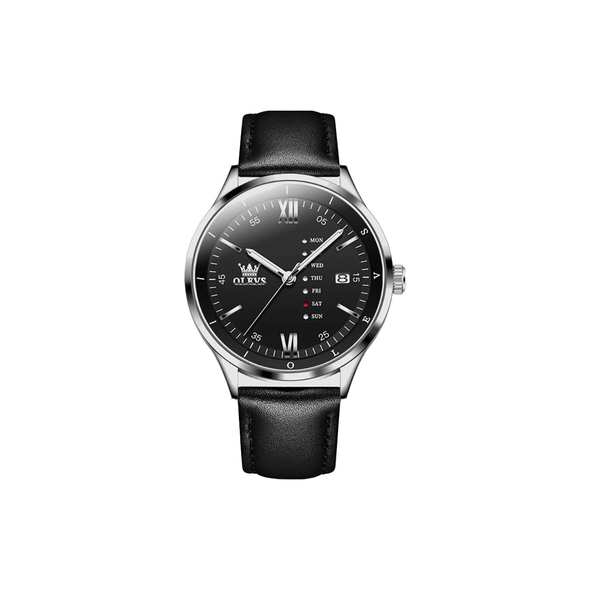OLEVS-2931 waterproof sport watch side profile