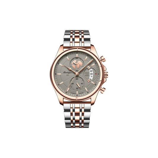 POEDAGAR 802 men’s luxury chronograph stainless steel watch