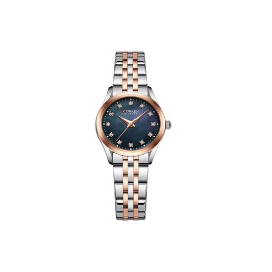 CURREN 9111 Women’s Luxury Watch Ash Black – Slim Elegant Style