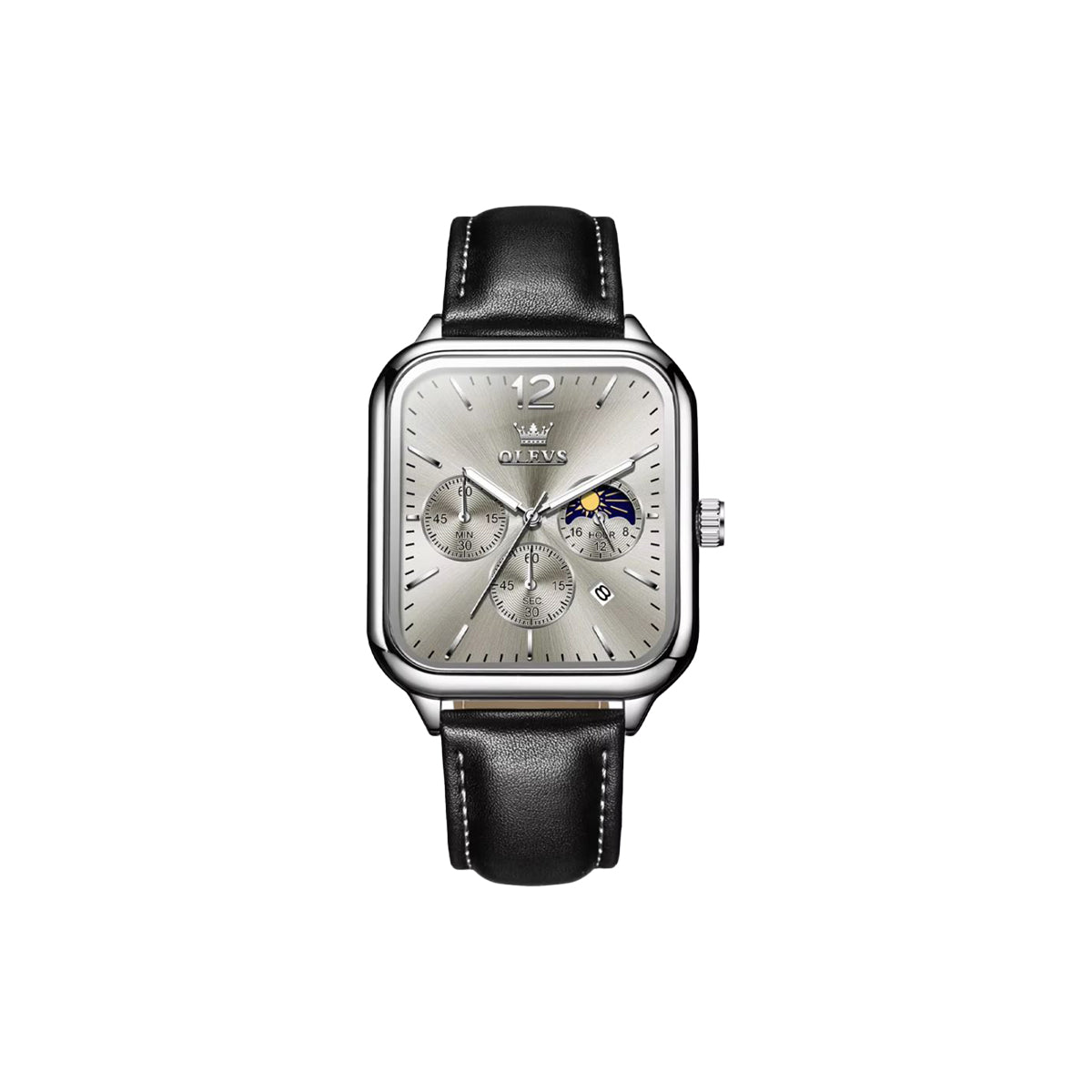 OLEVS-9914 Stainless Steel Case Waterproof 30M Watch