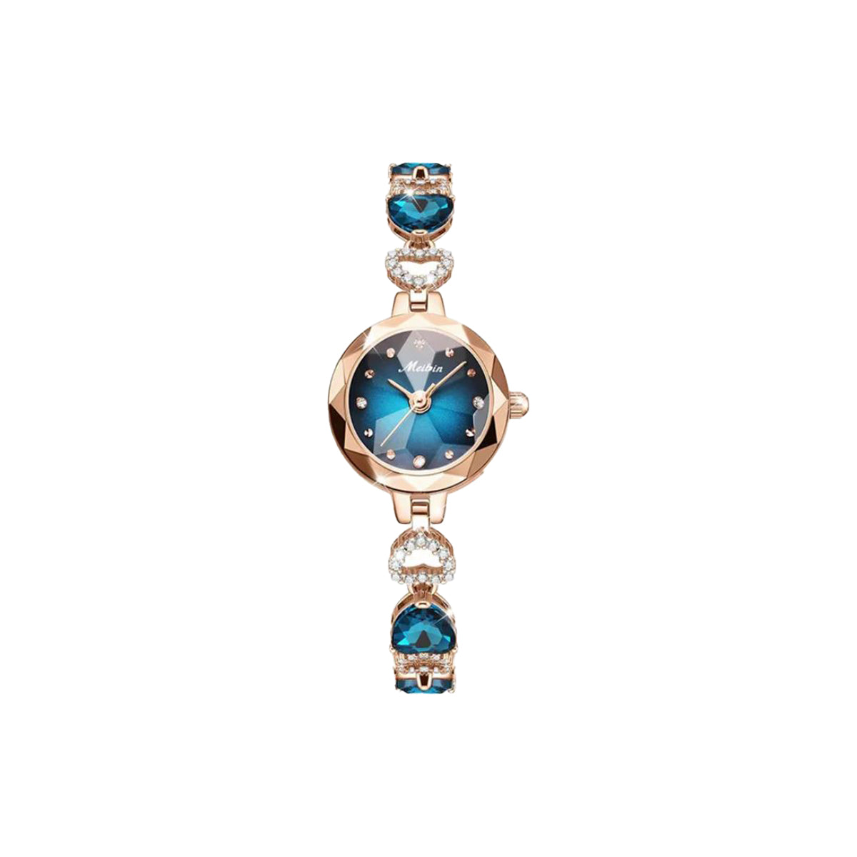 Meibin 1751 – Elegant Women's Quartz Watch with Waterproof Bracelet