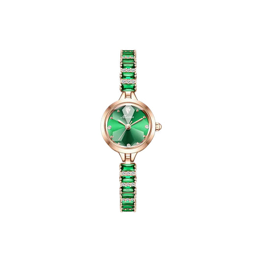 MEIBIN 1690 Women’s Fashion Bracelet Watch Green – Waterproof Quartz Jewelry Wristwatch