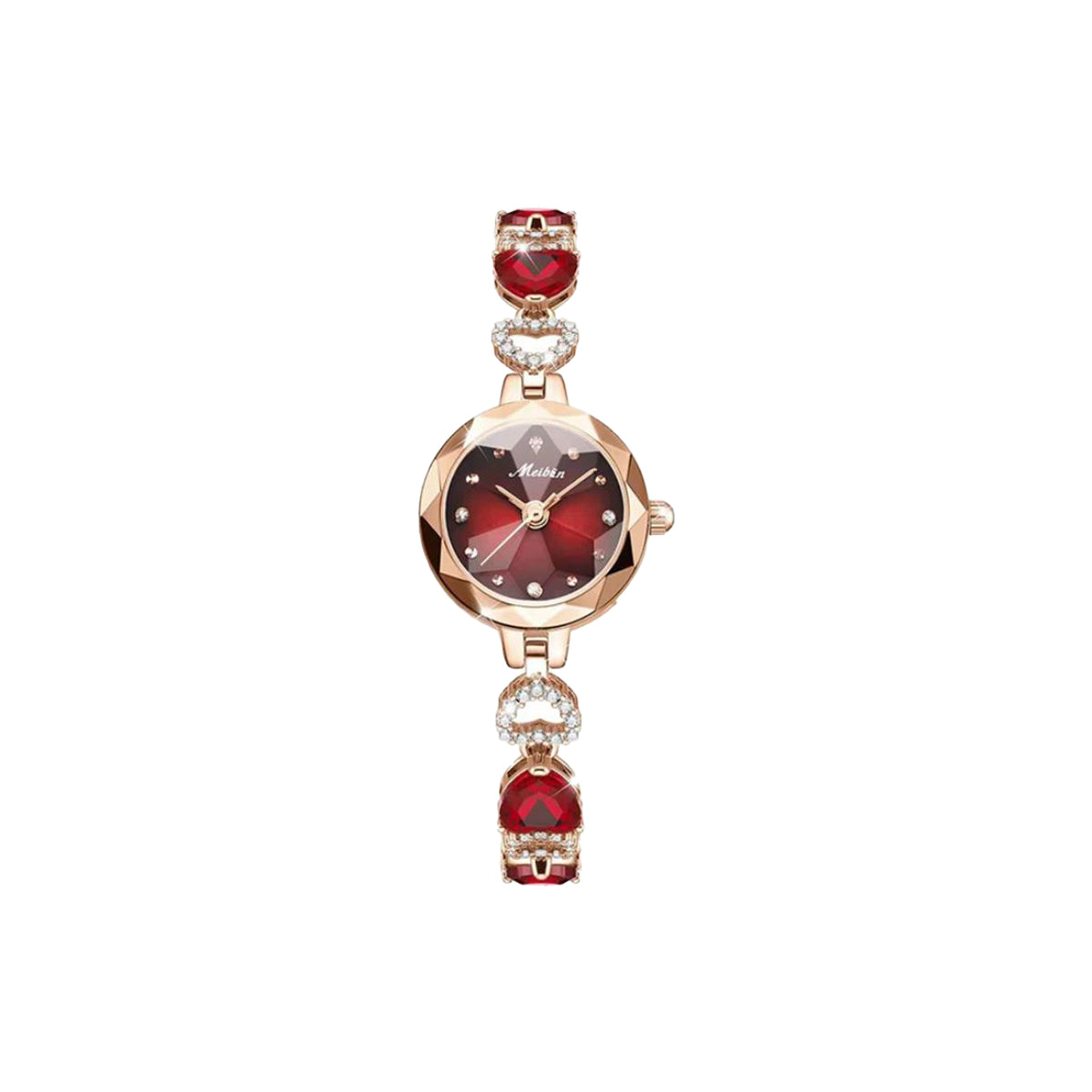 Meibin 1751 – Elegant Women's Quartz Watch with Waterproof Bracelet